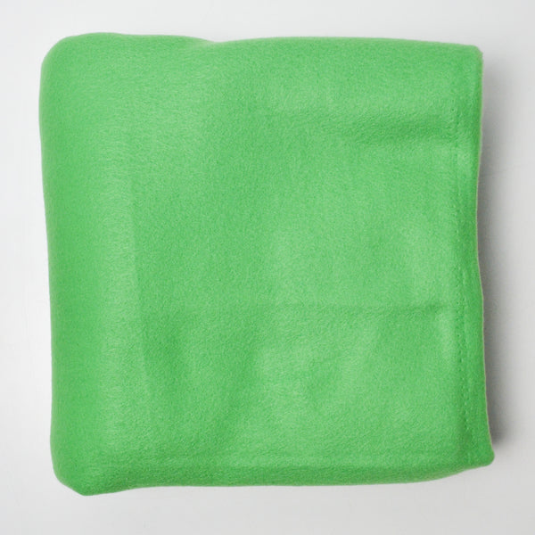 Green Thick Fleece Fabric - 48" x 60"