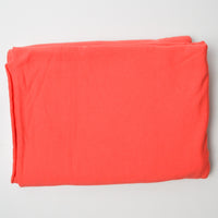 Coral Pink Fleece Backed Jersey Knit Fabric - 60" x 62"