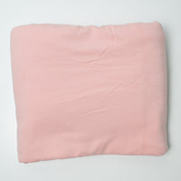 Light Pink Fleece Backed Jersey Knit Fabric - 60" x 76"