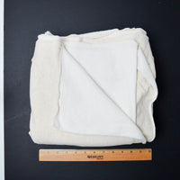 Oatmeal Fleece Backed Jersey Knit Fabric - 60" x 72"