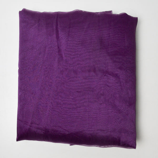 Purple Sheer Organza Fabric - 60" x 210"