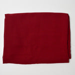 Dark Red Sheer Flowy Crepe Fabric - 45" x 140"
