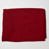 Dark Red Sheer Flowy Crepe Fabric - 45" x 140"