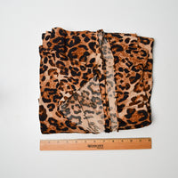 Cheetah Print Thin Stretch Knit Fabric - 66" x 144"