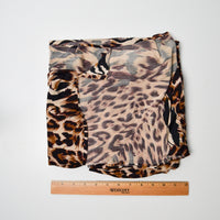 Animal Print Thin Stretch Knit Fabric - 66" x 140"