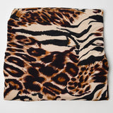 Animal Print Thin Stretch Knit Fabric - 66" x 140"