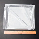 Shiny Silver One-Way Stretch Knit Fabric - 39" x 49"