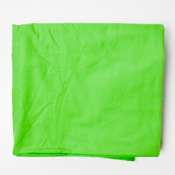 Grass Green Quilting Weight Woven Fabric - 80" x 90"