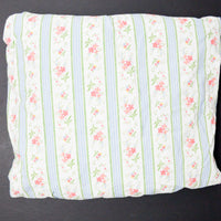 Floral Striped Vintage Ralph Lauren Full Size Fitted Sheet - 54" x 75"