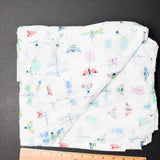Bug Print Polyester Flat Sheet + Pillowcase - 66" x 96"