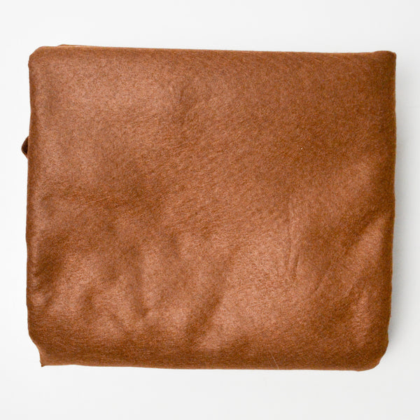 Brown Felt Fabric - 42" x 50"
