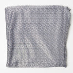 Gray + Black Heathered Shiny Knit Fabric - 58" x 60" + Extra
