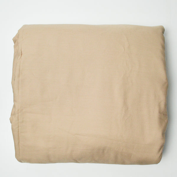 Beige Duvet Cover - Two 50" x 104" Pieces
