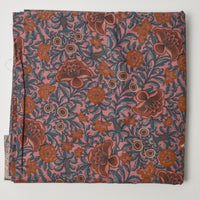 Dark Floral Quilting Weight Woven Fabric - 42" x 96"