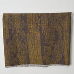 Green + Brown Woven Fabric - 14" x 144"