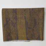 Green + Brown Woven Fabric - 14" x 144"