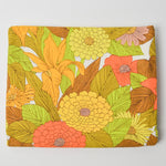 Bright Floral Cotton Canvas Curtain Fabric - 25" x 38"