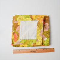 Bright Floral Cotton Canvas Curtain Fabric - 25" x 38"