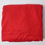 Red Heavy Polyester Crepe Woven Fabric - 58" x 168"