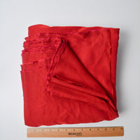 Red Heavy Polyester Crepe Woven Fabric - 58" x 168"
