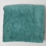 Green Velvety Terry Cloth Fabric - 38" x 64"