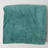 Green Velvety Terry Cloth Fabric - 38" x 64"