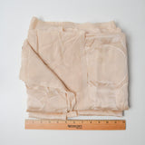 Light Peach/Beige Silk Woven Fabric - 54" x 104"