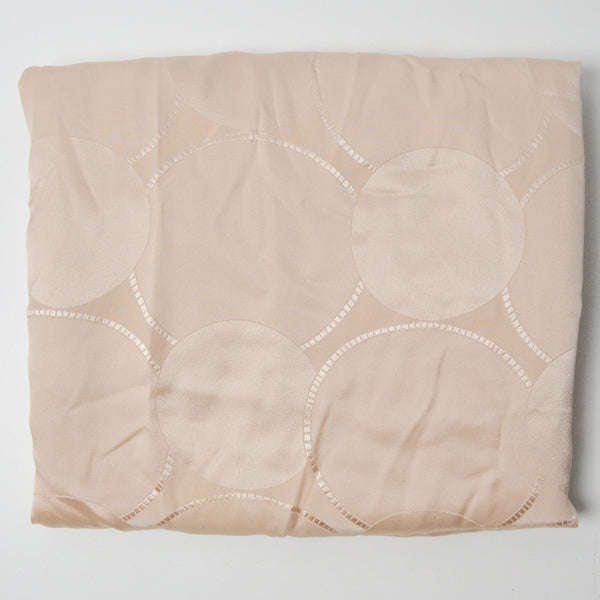 Light Peach/Beige Silk Woven Fabric - 54" x 104"