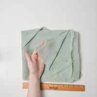 Light Green Sheer Crepe Woven Fabric - 61" x 72"
