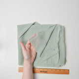 Light Green Sheer Crepe Woven Fabric - 61" x 72"