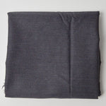 Dark Gray Twill Woven Suiting Fabric - 56" x 62"