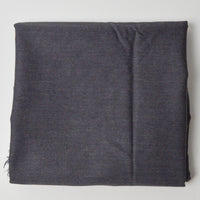 Dark Gray Twill Woven Suiting Fabric - 56" x 62"