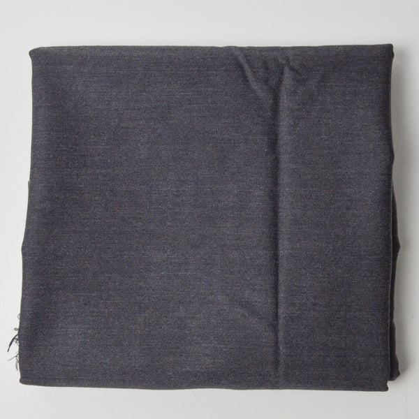 Dark Gray Twill Woven Suiting Fabric - 56" x 62"