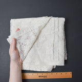 White Polyester Lace Tablecloth - 56" x 82"