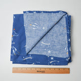 Blue Space Fabric - 64" x 84"