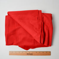 Red Polyester Apparel Fabric - 68" x 70"