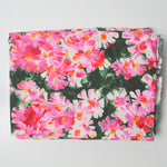 Pink Floral Print Quilting Weight Woven Fabric - 58" x 168"