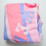 Pink + Purple Girl Power Fleece Fabric - 64" x 148"