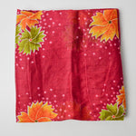 Pink Floral Sheer Lightweight Woven Fabric - 42" x 80"