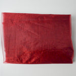 Dark Red Sheer Organza Curtain Fabric - 54" x 144"