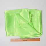 Bright Lime Green Satin Fabric - 58" x 192"