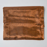 Dark Copper Metallic Organza Fabric - 44" x 168"