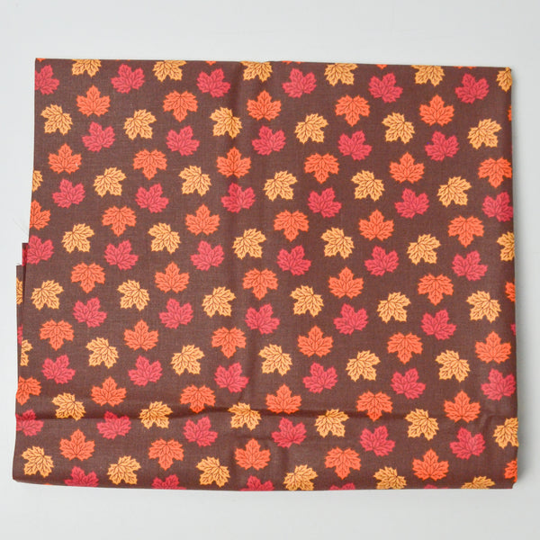 Autumn Leaves Quilting Weight Woven Fabric - 32" x 44"