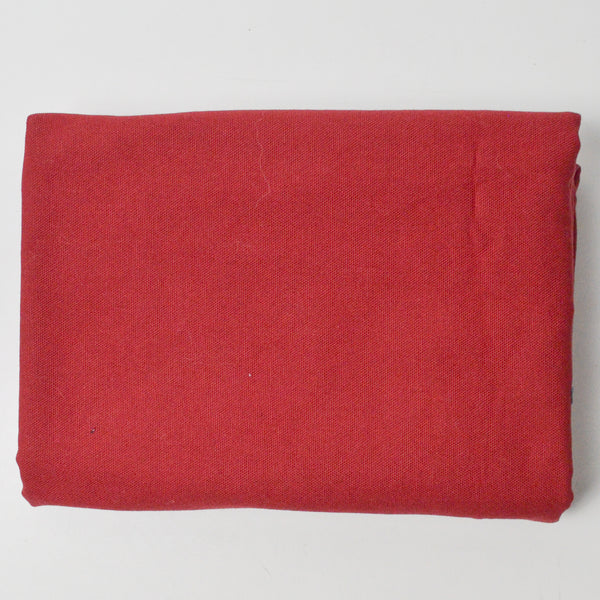 Brick Red Duck Canvas Fabric - 60" x 60"