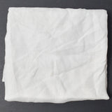 White Floral Damask Fabric - 60" x 70" (Stained)