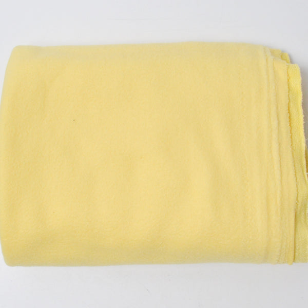 Light Yellow Fleece - 22" x 64"