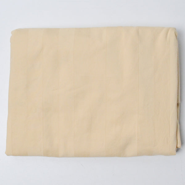 Tan Yellow Striped Soft Sheeting Fabric - 56" x 74"