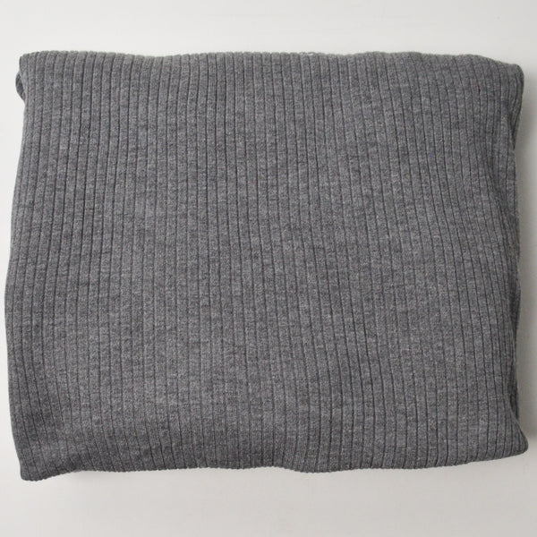 Gray Rib Knit Fabric - 50" x 112"