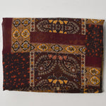 Brown Paisley Chiffon Fabric - 30" x 98"