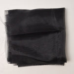 Sheer Black Organza Fabric - 37" x 58"